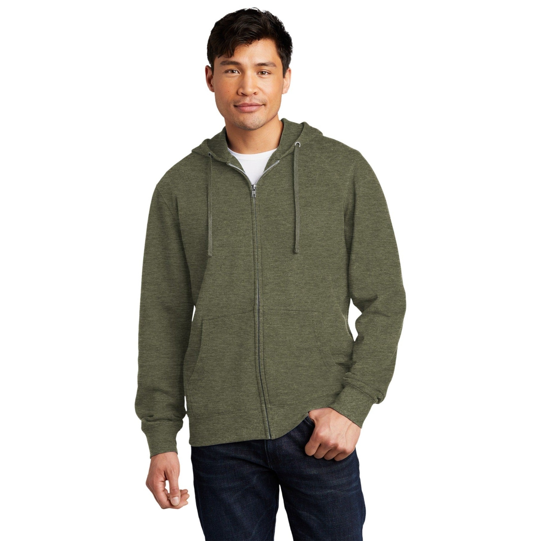 District-District® V.I.T.™Fleece Full-Zip Hoodie DT6102-MedTech-8